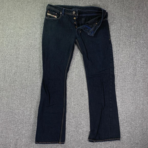 Diesel Other - Vintage Diesel Zathan Jeans Men 34x31 Y2K Denim Button Fly Bootcut Linen Pant